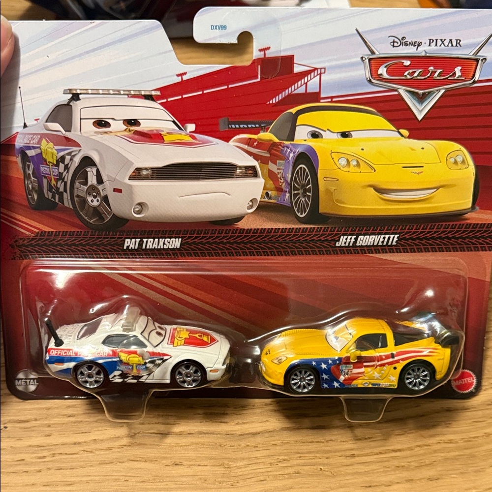 Disney Pixar Cars- Pat Traxson and Jeff Gorvette Toy Set